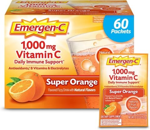 Emergen-C 1000mg Vitamin C Powder 60 Packets