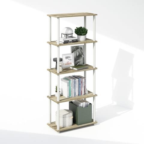 Furinno Turn-N-Tube 5-Tier Bookcase