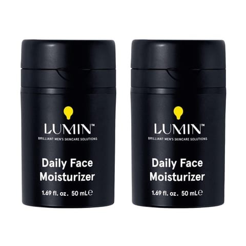 Lumin Daily Face Moisturizer for Men – Lightweight Hydrating Cream with Niacinamide