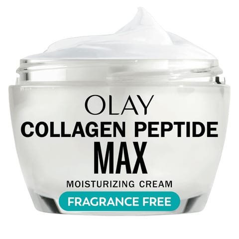 Olay Collagen Peptide Face Moisturizer, Firming Cream for Women, Fragrance-Free, Non-Greasy