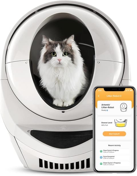 Whisker Litter-Robot 3 Connect Automatic Litter Box